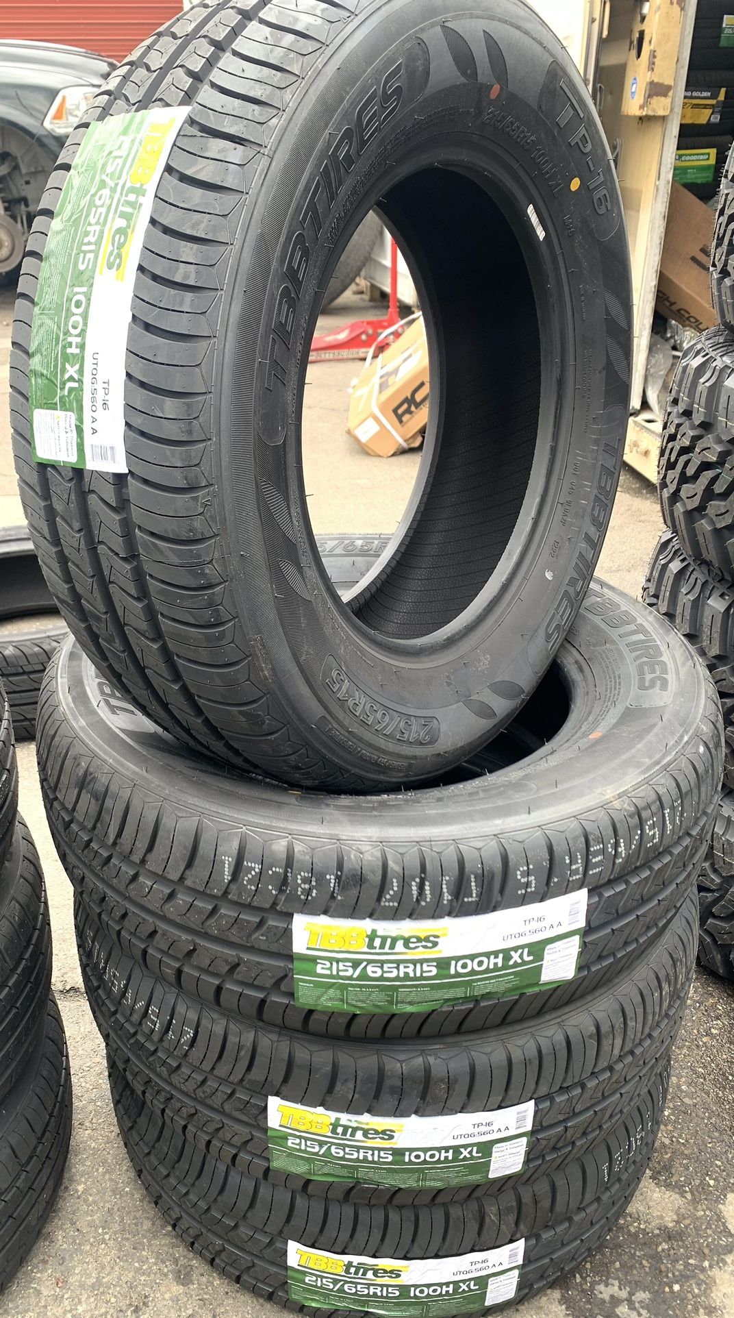 2156515 TBB All Season Tires installed (4) New 50,000 Mile Warranty