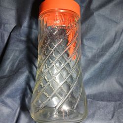 Vintage Tang Glass Jar with Original Orange Lid – 1 Quart – $20 (OBO)