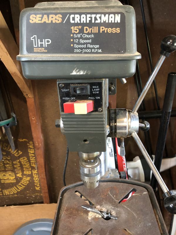 Craftsman floor standing drill press for Sale in WA OfferUp