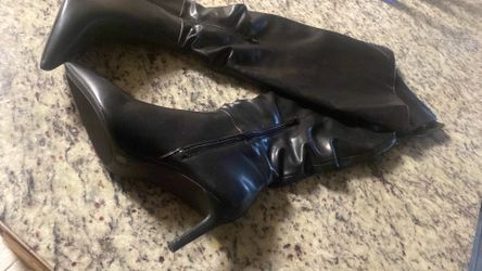 I.N.C. International concepts long leather black boots