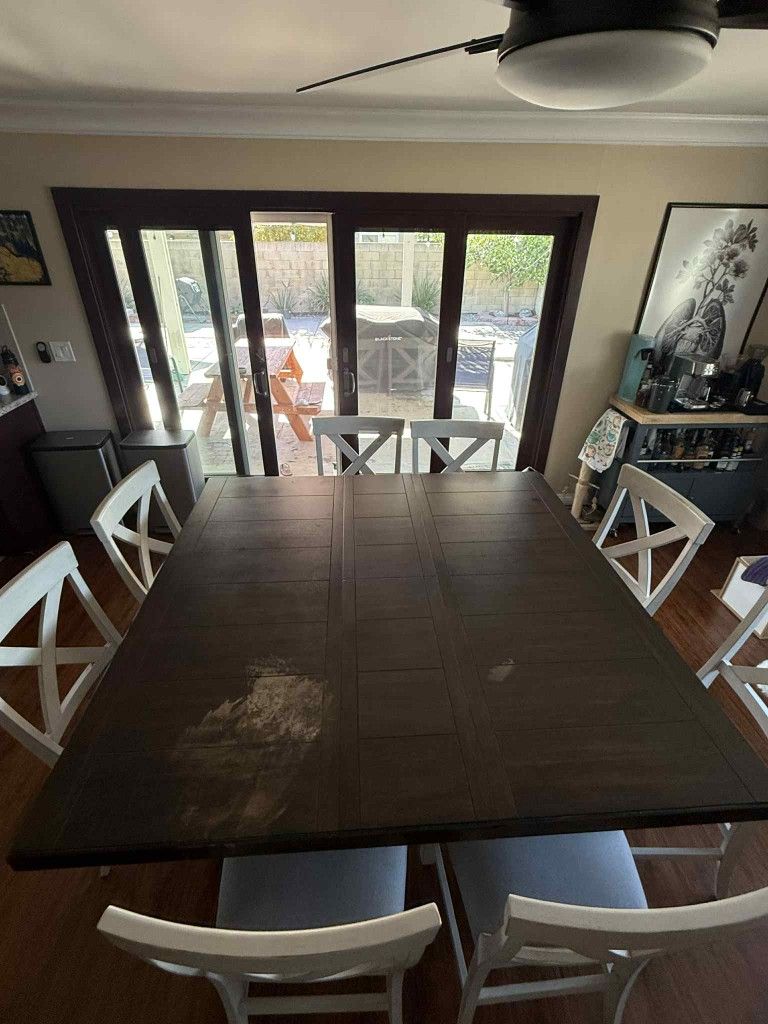 Expandable Dining Table Set