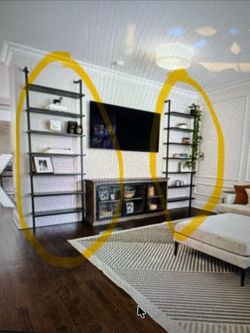 Stairway Tall Bookshelf Black