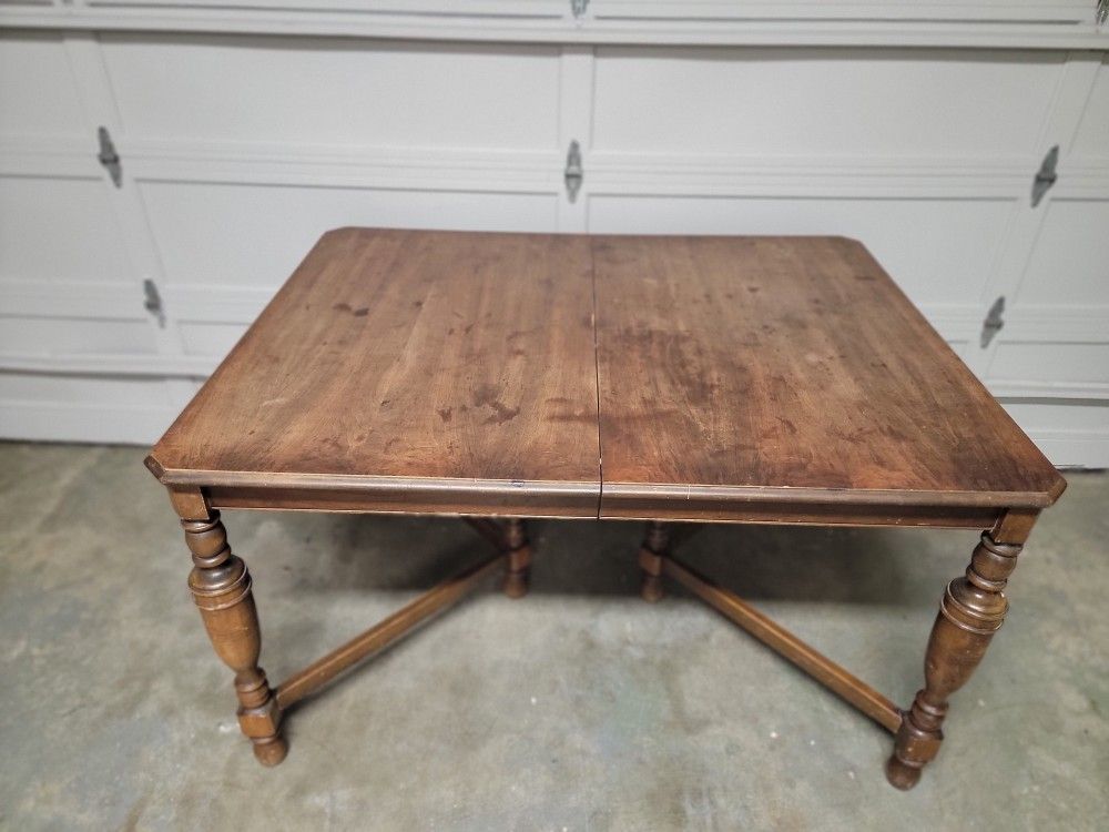 Extendable Dining Room Table / Dining Table / Kitchen Table / Table / Vintage Table