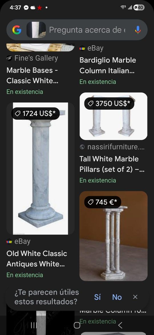 Marble Pillar