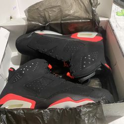Jordan 6 Infrared Size 11 – Iconic OG Colorway – Ready to Wear(comes With Box)