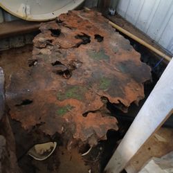 Handmade Unique Redwood Burl Table