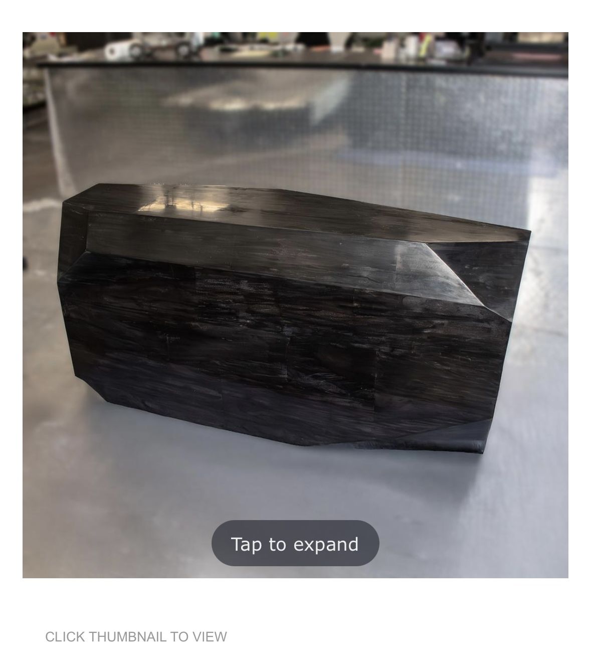 Bernhardt Black Console Table