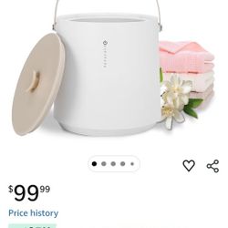 18L Towel Warmers for Bathroom with 15/30/45/60 Appointment & Timing,Portable Handle Spa Towe Warmers Ideal Gifts for Familv & Friends. Yellow