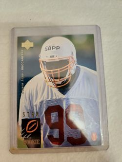 Warren Sapp Football Card