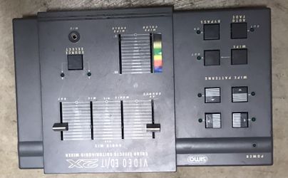Sima Video Ed/it 2X Color Effects Editor / Audio Mixer. W/ Power Supply