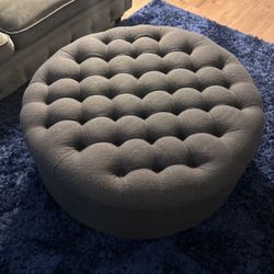 Gray Ottoman