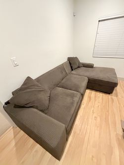 Sectional couch - Olive Green