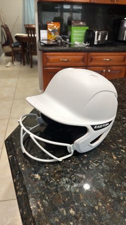 Easton White Softball Helmet