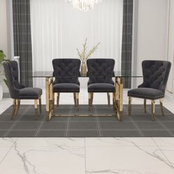 Glass Dining Furniture Set