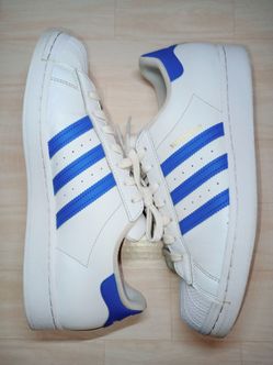 Men's Size 10.5 Adidas Superstar True Blue