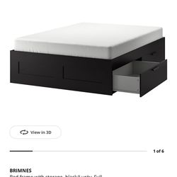 !!Full size bed frame with drawers !!