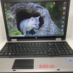 i7…i7…i7…HP…PROBOOK…model # 6550-B….500 GB HHD ...6.0 GB RAM . , 5 GENERATION…READY FOR CLASSES ON LINE OR WORK FROM 