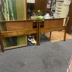 Vintage Mid Century Modern Twin Bed Headboard $99 Each 