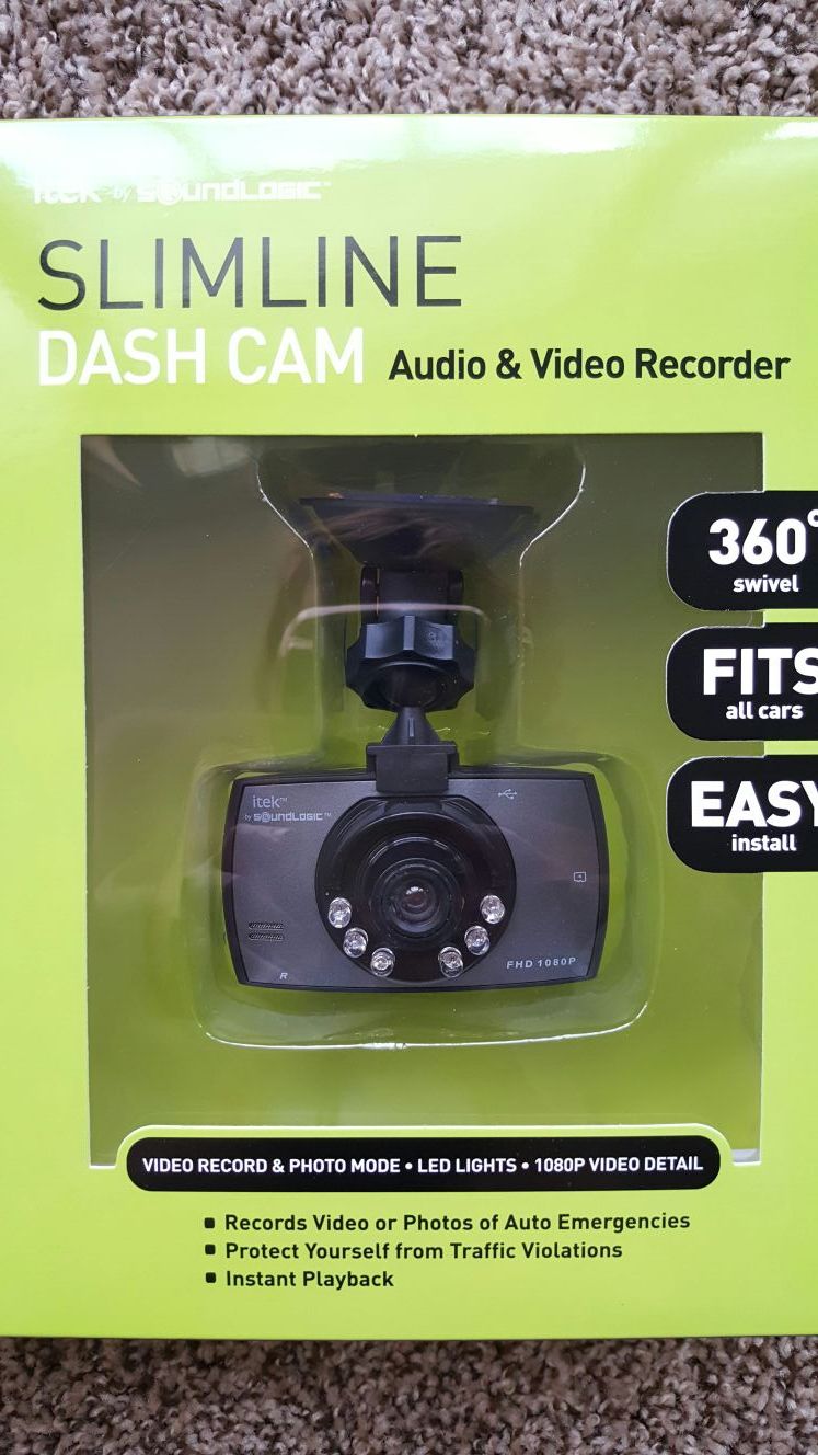 SoundLogic Slimline Dash Cam iTek Camera