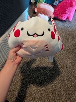 Plushie and couch cushion sale and keychains too lmao