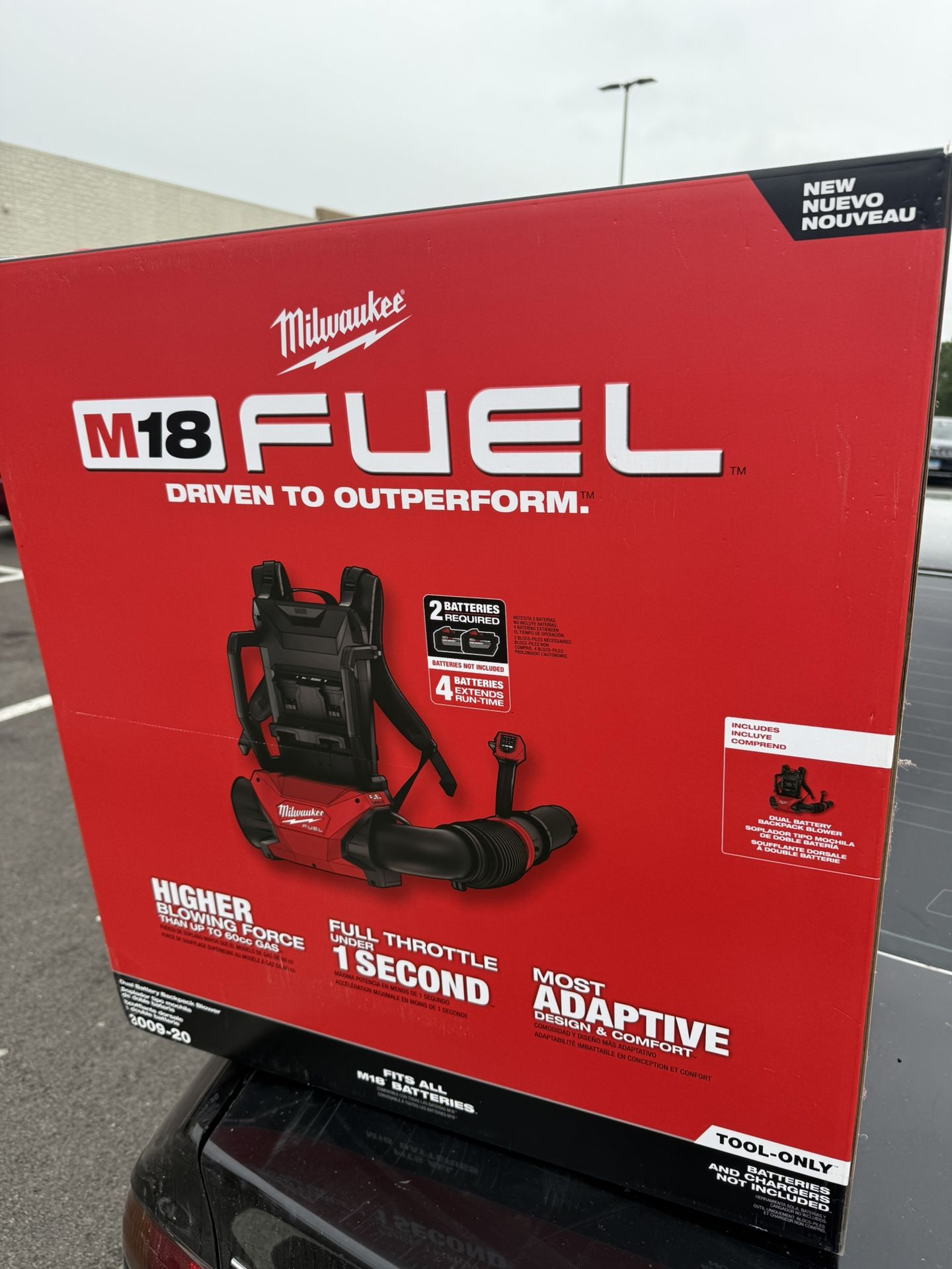 Milwaukee Backpack Leaf Blower 