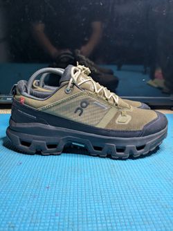 On Cloudrock Waterproof Men's Hiking Shoes Green Black US 8.5 3MF10251473