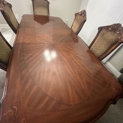 Wood Dining room table Set 