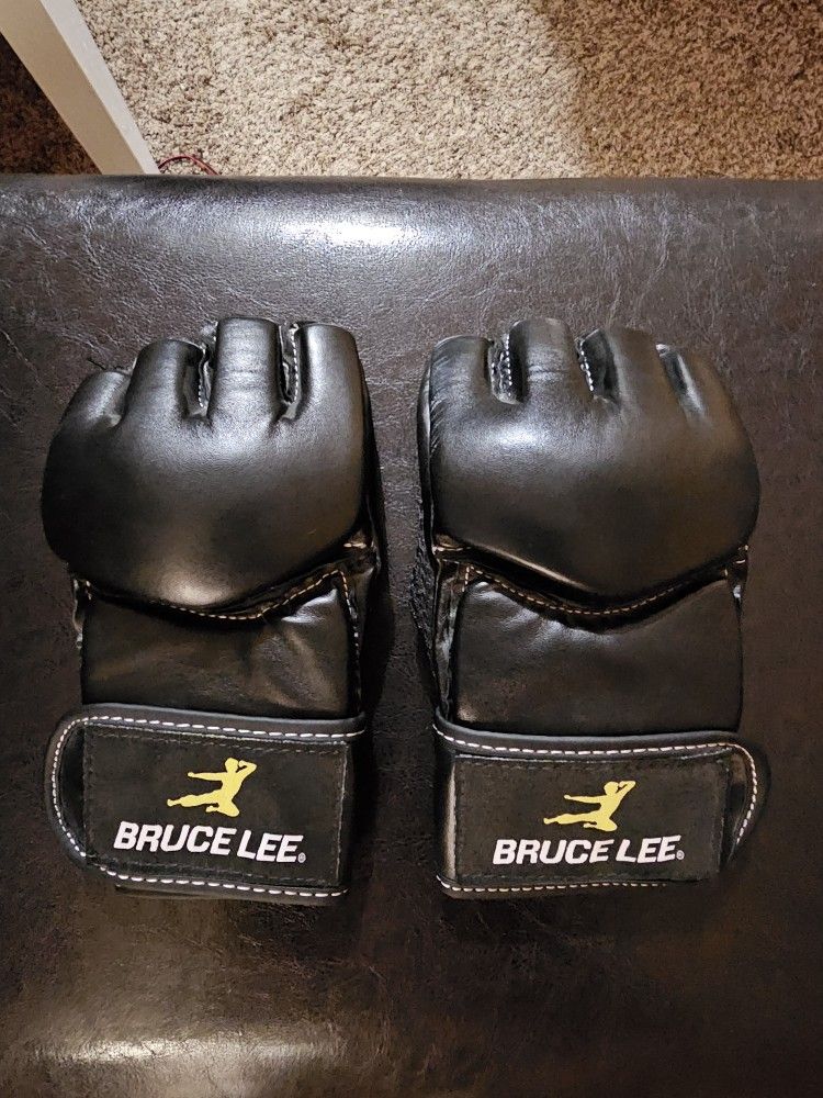 Bruce Lee MMA Gloves