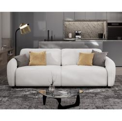 2 in 1 Convertible Sofa Electric Sleeper Sofa Bed with USB Ports