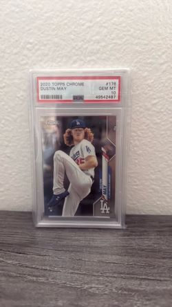 2020 Topps Chrome Dustin May #176 PSA 10