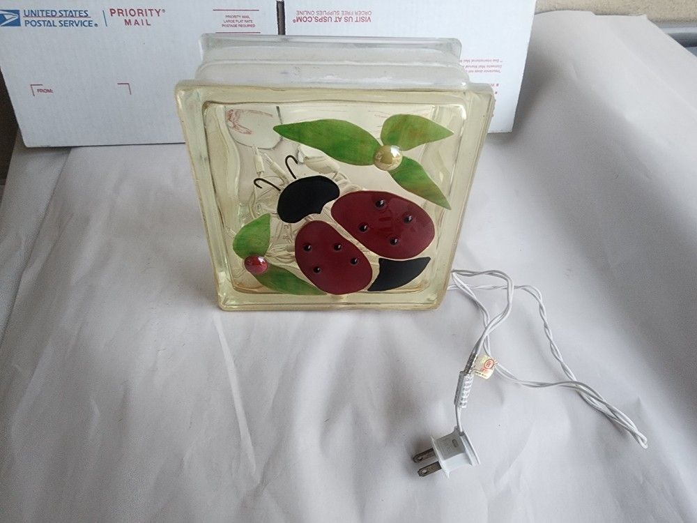 Lamp With Lady Bug Theme