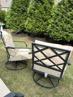 Patio chairs