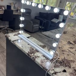 LED makeup vanity