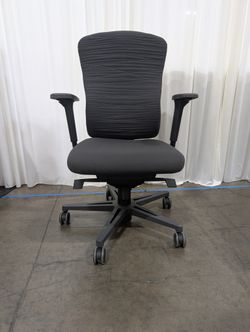 Dark Gray Fabric Swivel Office Chair