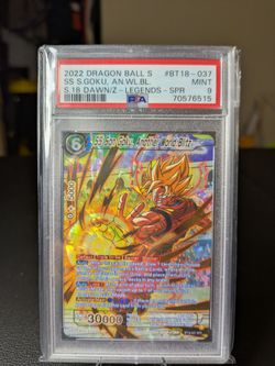 Dragon ball super SS Goku PSA 9