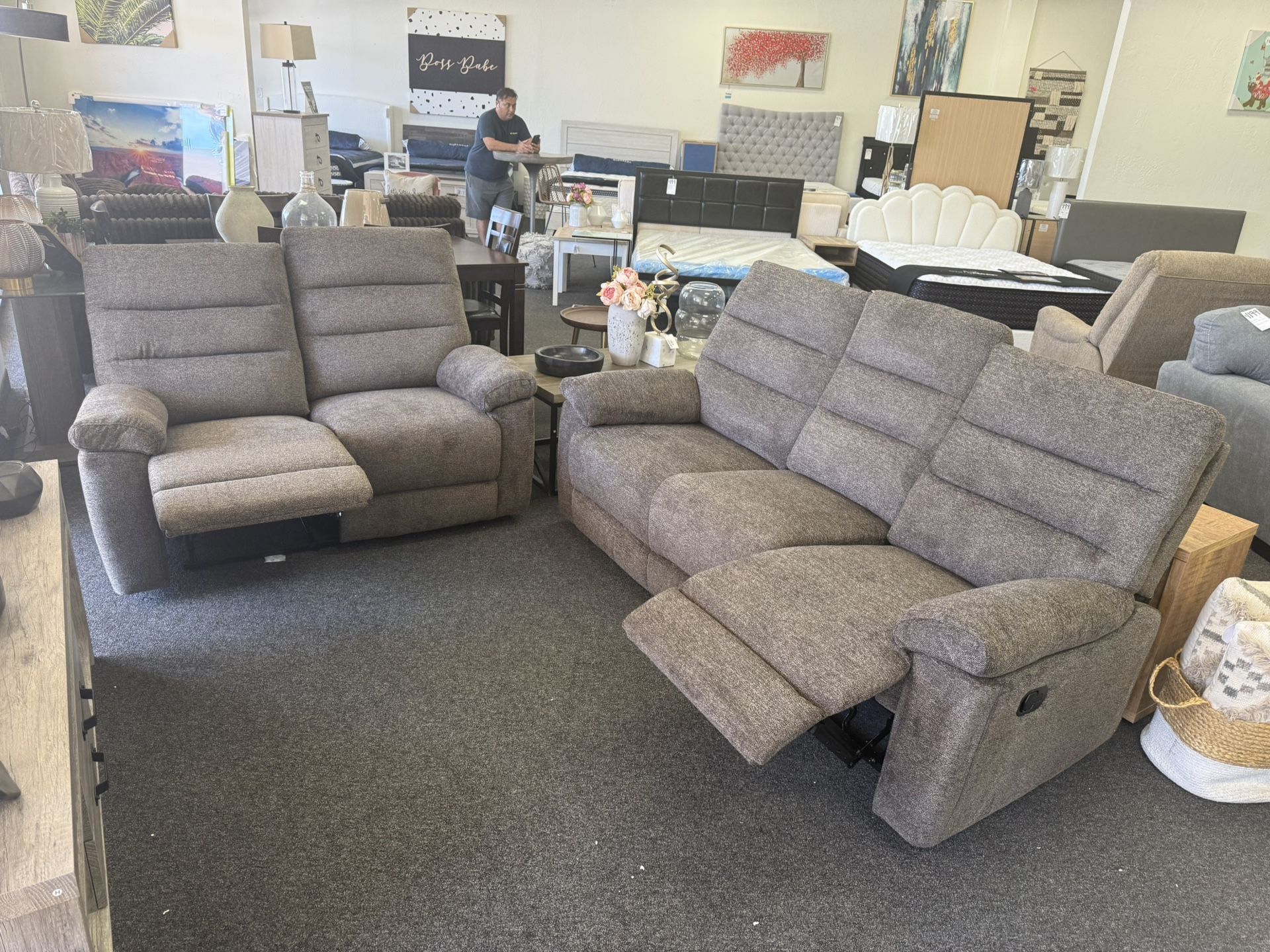 Reclining Sofa And Loveseat