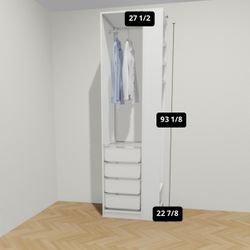 Pax IKEA Wardrobe 