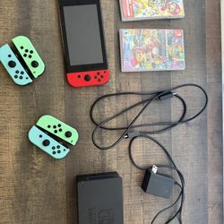 Nintendo Switch + games 