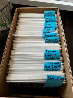 2011/12 Era Marvel Comic Short Box