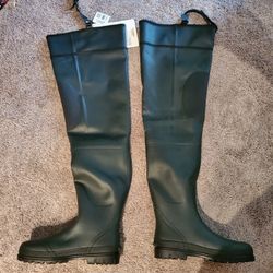 Wea arco Hip Boots Waders Size 12 Rubber Fishing Construction Hunting
