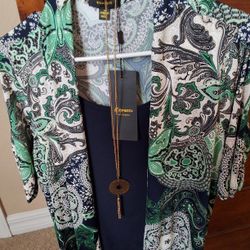 Women Top Size M One PC 16" Shoulder 