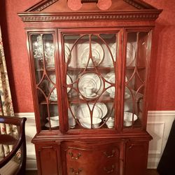 Wood China Cabinet 
