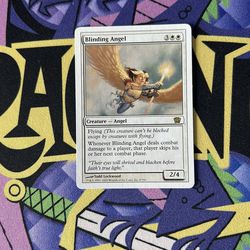 Blinding Angel - 8th Edition lightly played MTG Magic the Gathering
