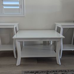 Coffee table and end tables set