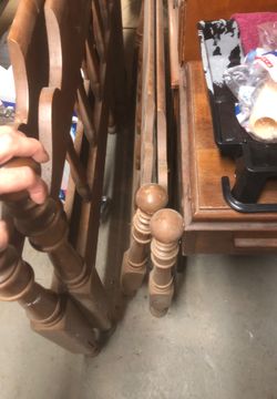 Ethan Allen matching kids single head board + foot board