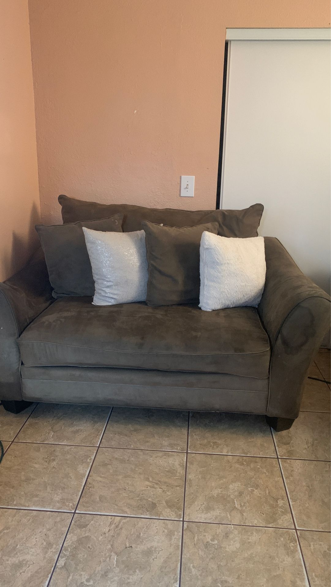 Suede sofas