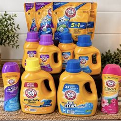 Arm & Hammer Laundry Detergent, Pods, And Scent Beads