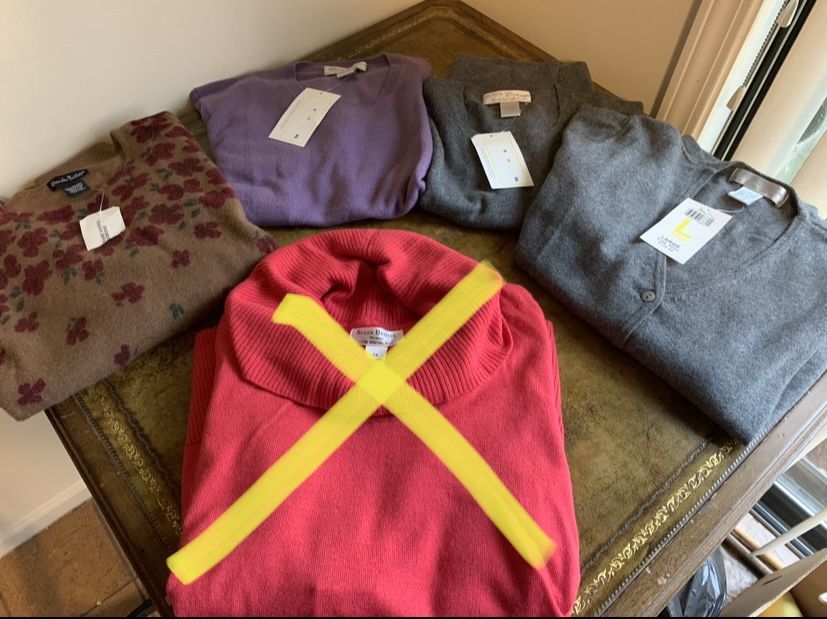 NWT Cashmere tops and sweaters