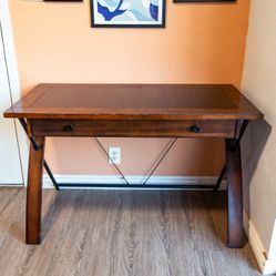 Whalen Wood Writing Desk with Drawer For Office