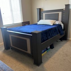 Queen Bed Frame + Adjustable Base NO Mattress